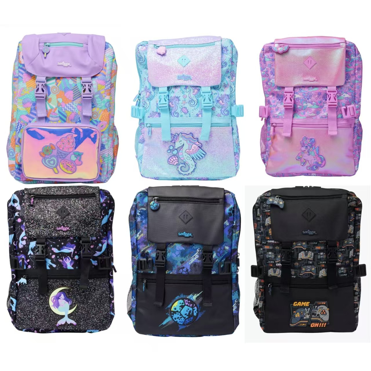 Australian Smiggle Postman School Bag Children's Large Capacity…