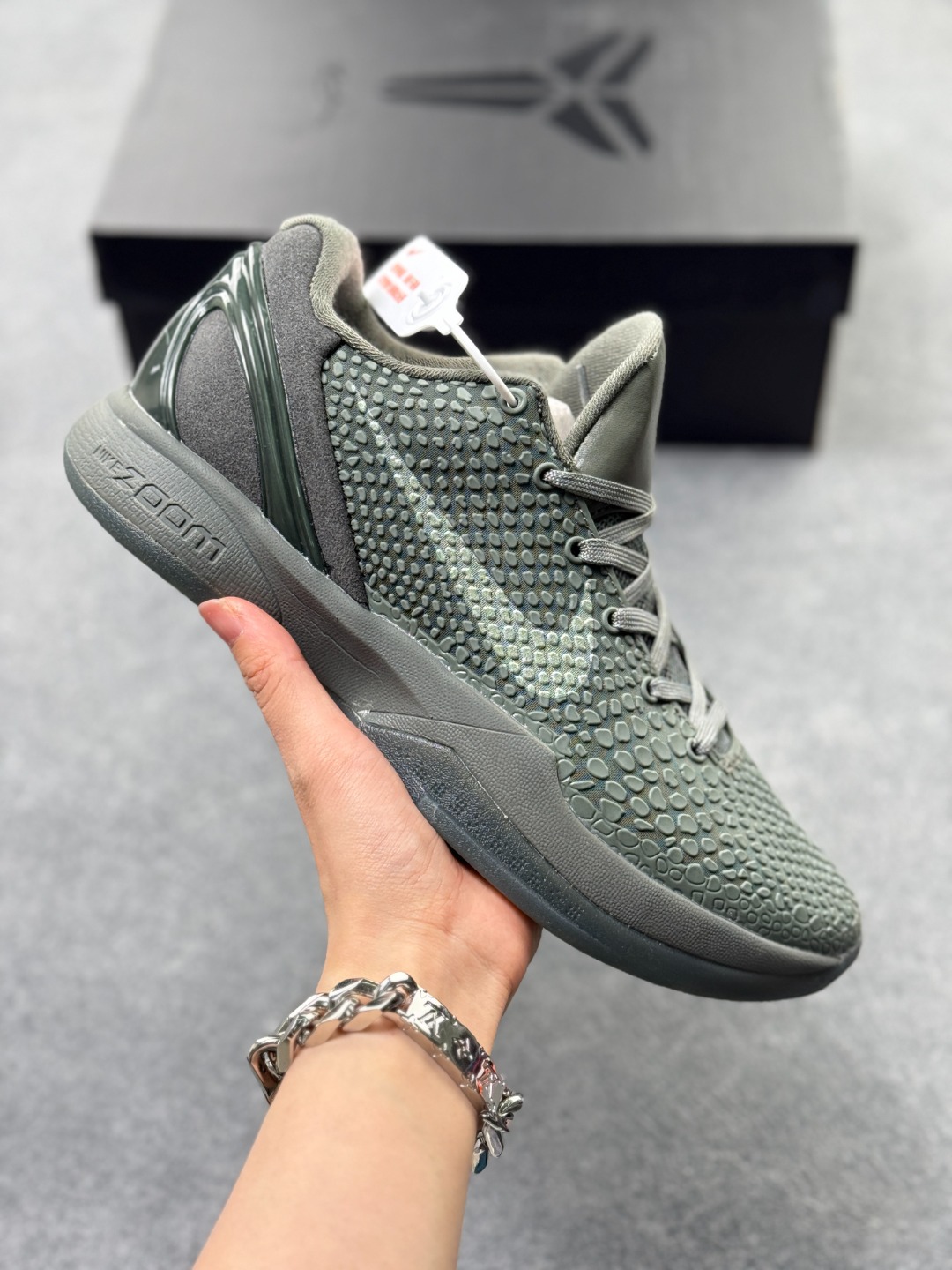 Zapatos Pitian versión original pura Kobe 6 generación zapatos de baloncesto Kobe 6 hornet azul tablero de carbono zapatos deportivos de combate real para hombres y mujeres