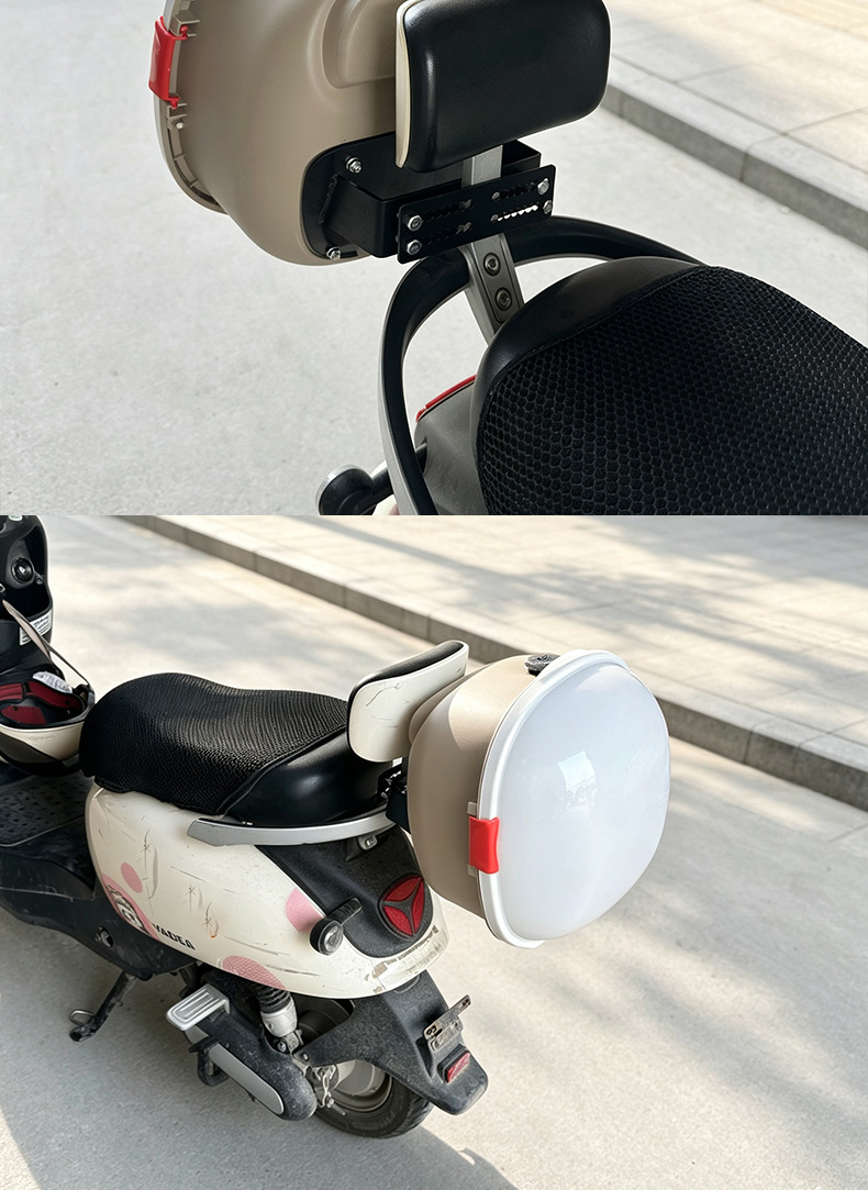 Electric vehicle trunk, suitable for Yadi and Aima, large-capacity storage box, universal rear trunk