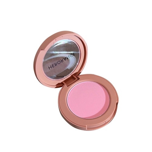 HERORANGE Cream Blush Low Saturation Pseudo Natural Energy Girl Peach Orange Soft Haze Matte Blush for Women