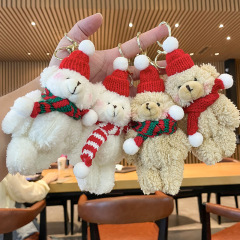 ぬいぐるみキーホルダースクールバッグウールペンダントクリスマス小さなギフト人形アクセサリー人形卸売ペンダント手作り