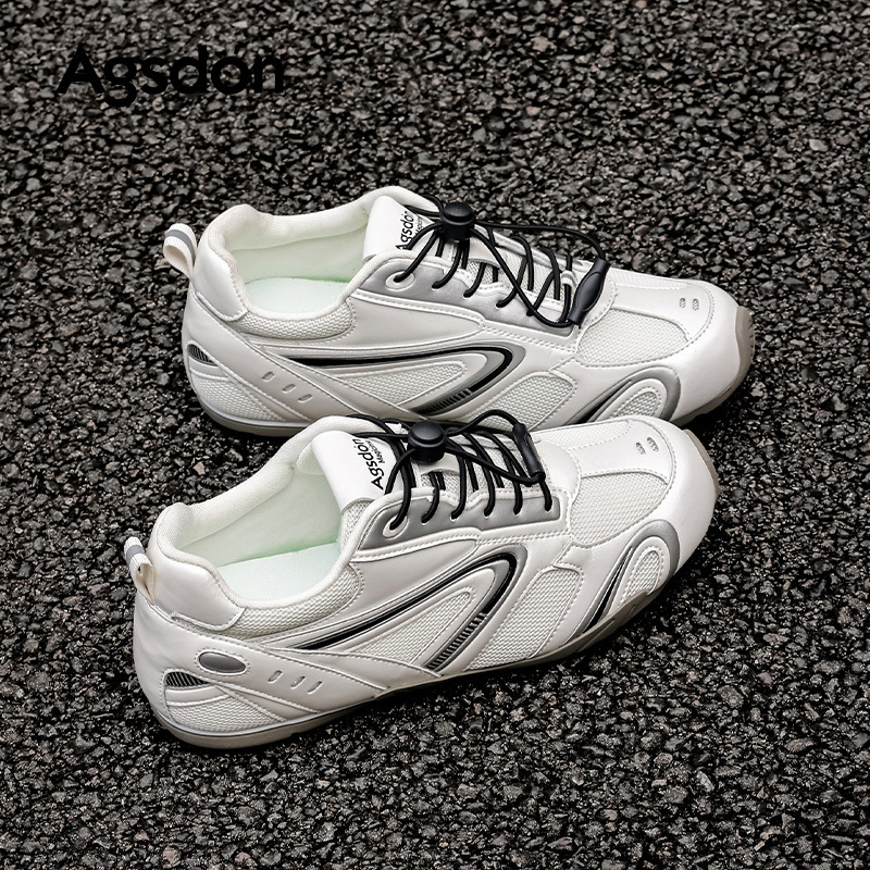 Zapatos de entrenamiento de plata de Augu Lion para mujeres 2025 nuevo otoño función de zapatos descalzos con suela delgada Agan zapatos deportivos casuales