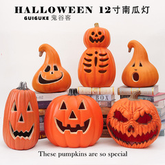 国境を越えたハロウィーンカボチャ灯デパート遊園地バー美陳発光笑鬼顔場所配置装飾道具