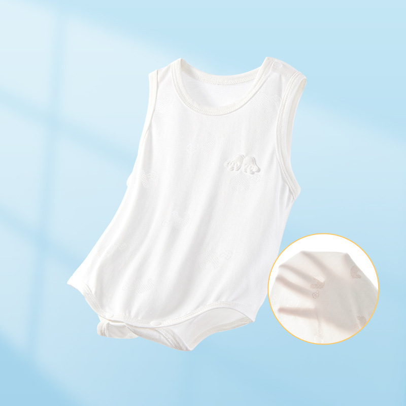 Baby summer jacket newborn chaleco delgado para hombres y mujeres, chaleco de triángulo, ropa de verano para niños pequeños, ropa de bebé image 6