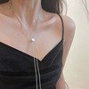 Retro design brand fashionable universal advanced necklace, Korean style, simple and elegant design, high-quality style