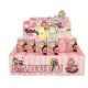 Mart Station Sit Bubu Resin Flocking Doll Blind Box Keychain Decoration Pendant Blind Draw Desktop Ornaments