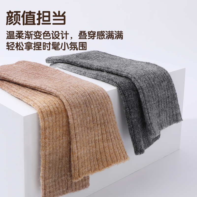 2025秋冬季中大童袜套腿袜儿童针织保暖过膝小腿袜子女童堆堆袜套|undefined