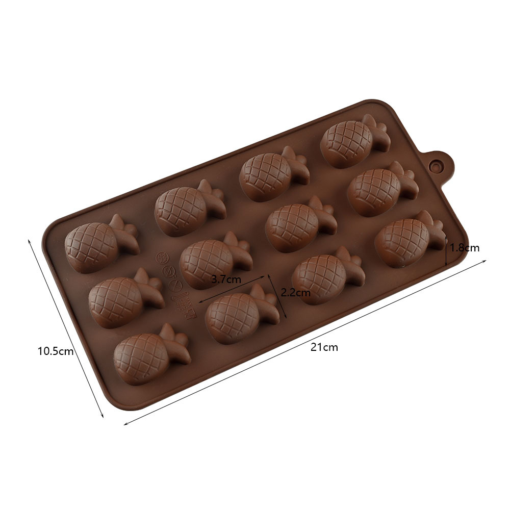 Molde de Silicona para Chocolate DIY, Multiuso con Formas de Dibujos Animados para Repostería