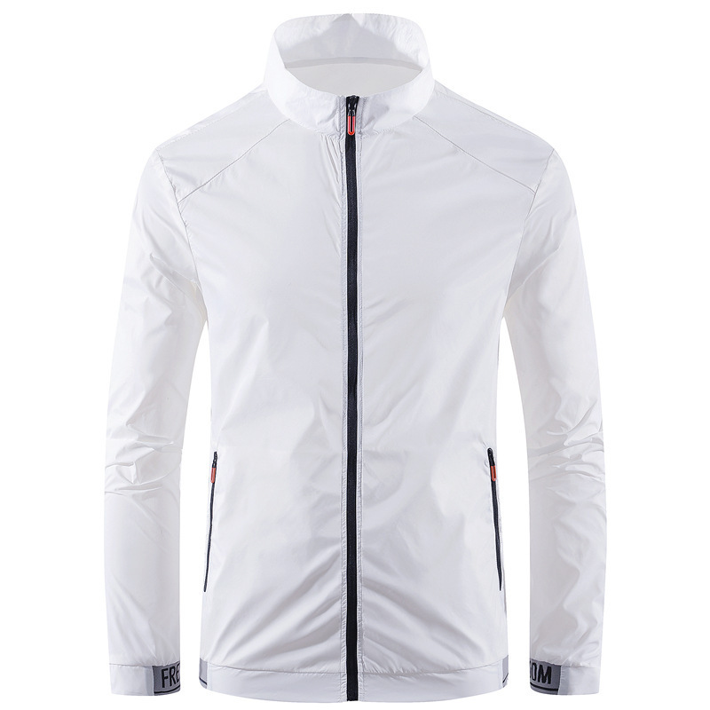 Ropa de protección solar para hombres de verano delgada seda de hielo transpirable para hombres al aire libre ropa de piel ligera de pesca ropa de protección solar chaqueta pareja image 8