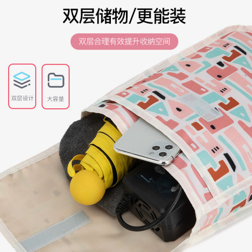 Electric vehicle accessory, front-mounted luggage box for e-bikes, electric car storage bag, phone holder, waterproof storage pouch.