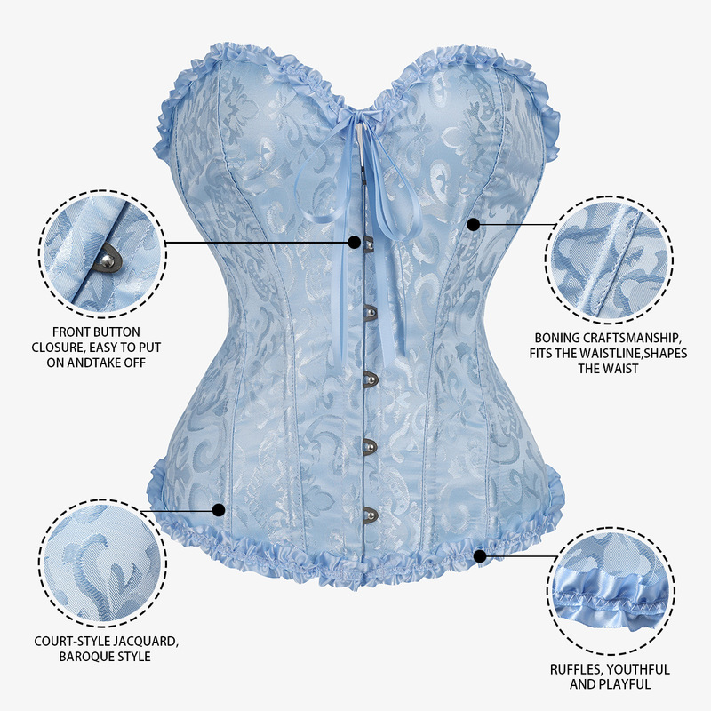 corset source factory bridal dress base corset European and American retro court shapewear cross-border supply