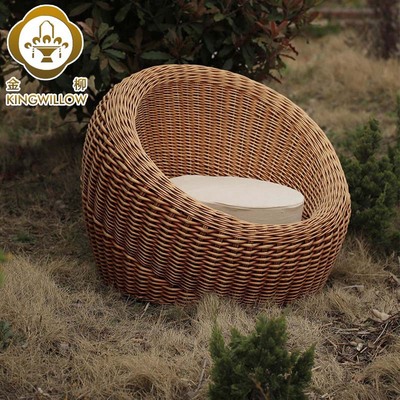 Manufactor leisure time chair Wicker chair Willow sofa tea table a living room Study bedroom Lazy man Rattan weave circular sofa
