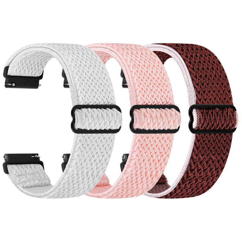 Factory Direct Sales 20/22mm Suitable for HuaWei gt3 Wave Pattern Elastic Band W Pattern Small Buckle Wrist Strap Factory Direct Sales 20/22mm Suitable for HuaWei gt3 Wave Pattern Elastic Band W Pattern Small Buckle Wrist Strap