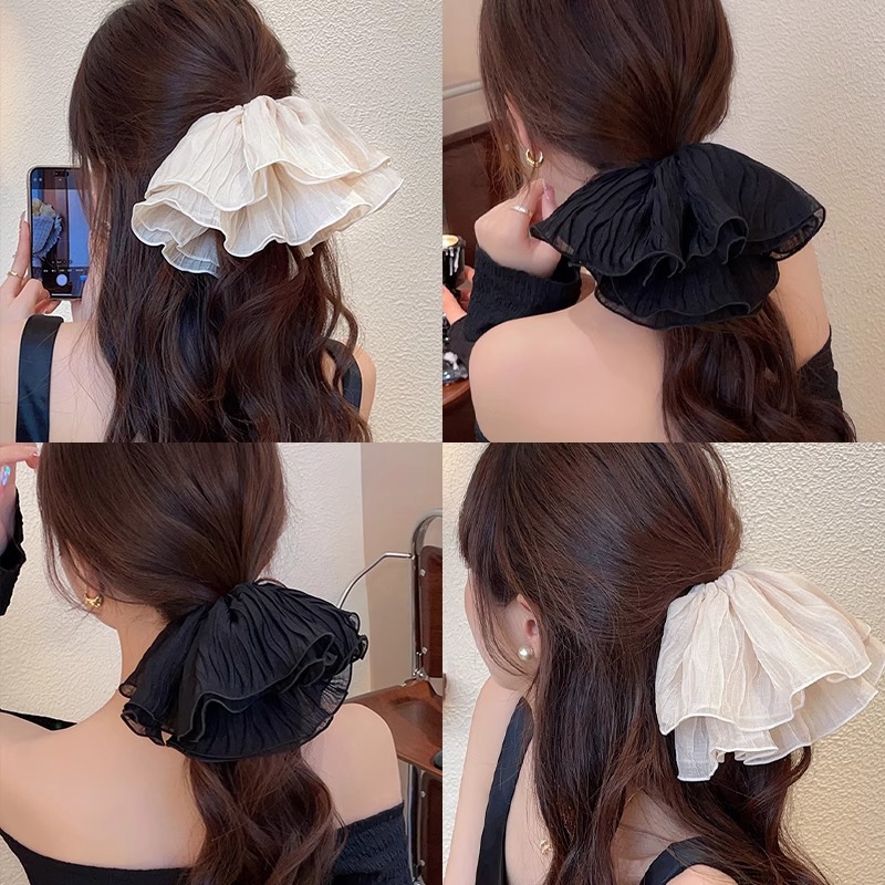 Xianxian’s super large intestine hair ring fat intestine headband…