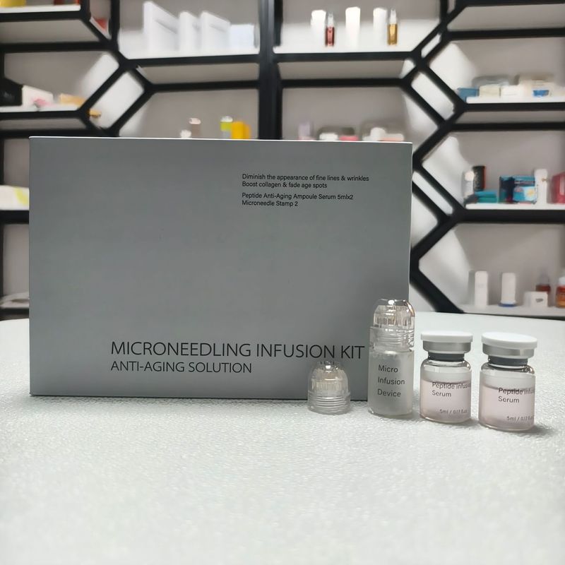 跨境 Microneedling Infusiong Kit紧致细纹安瓶套装微针多肽精华|undefined