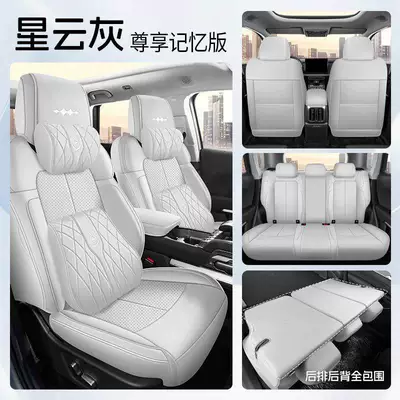 Cushion Full Surround Perforated Leather Seat – Modelə uyğun (Original) oturacaq örtükləri - nebula-gray-memory-edition-five-seatsall-inclusive-model-equation-leopard-titanium-3