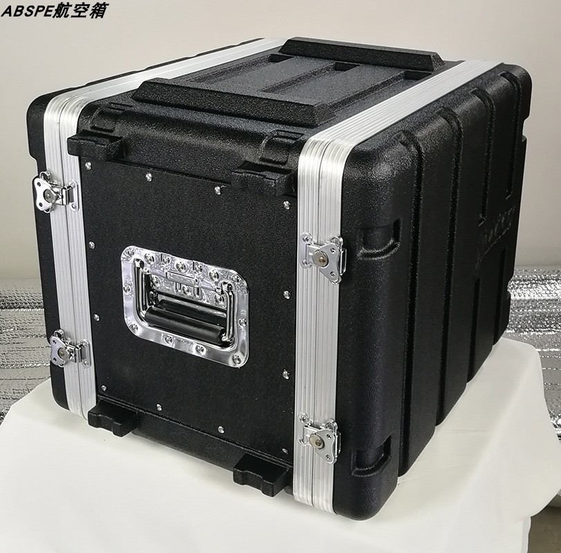 8U310 ABS塑料航空箱系统集成箱电声音响设备通讯机柜机架箱中款