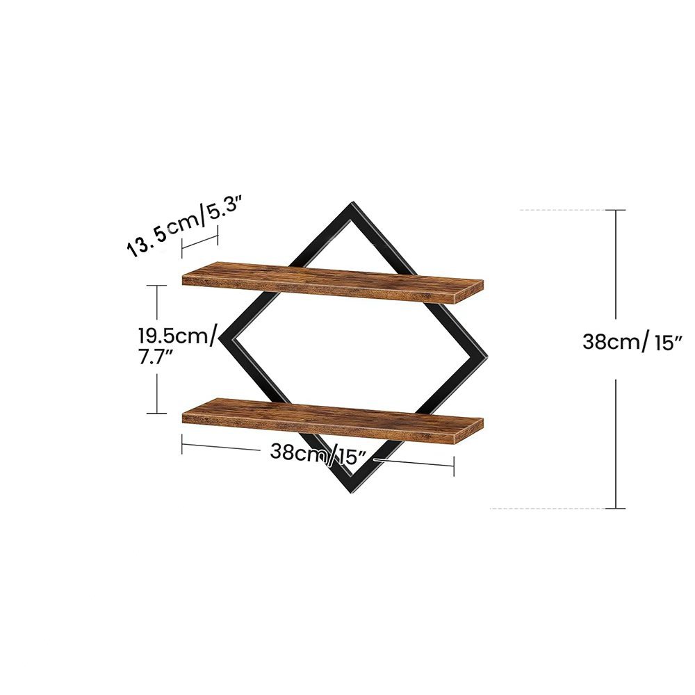 Estantes de pared de madera transfronterizos en el punto de fondo de pared de sala de estar vasos decorativos estantes de almacenamiento de artículos domésticos
