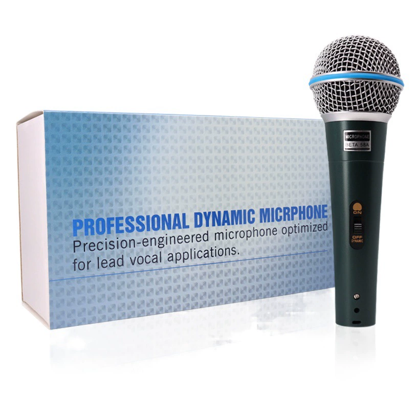 Трансграничный выделенный BETA-58A проводной микрофон профессиональный микрофон для Домашнего Караоке открытый звук