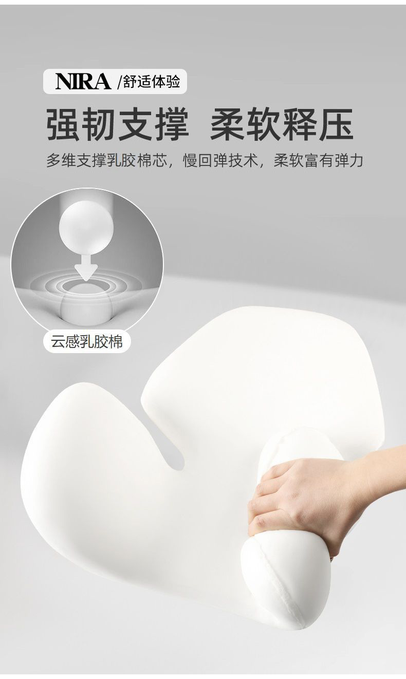 New Car Headrest, Waist Support, Backrest Cushion, Seat Lumbar Support, Neck Support, Waist Support, Memory Foam, Universal Headrest and Waist Support for All Seasons