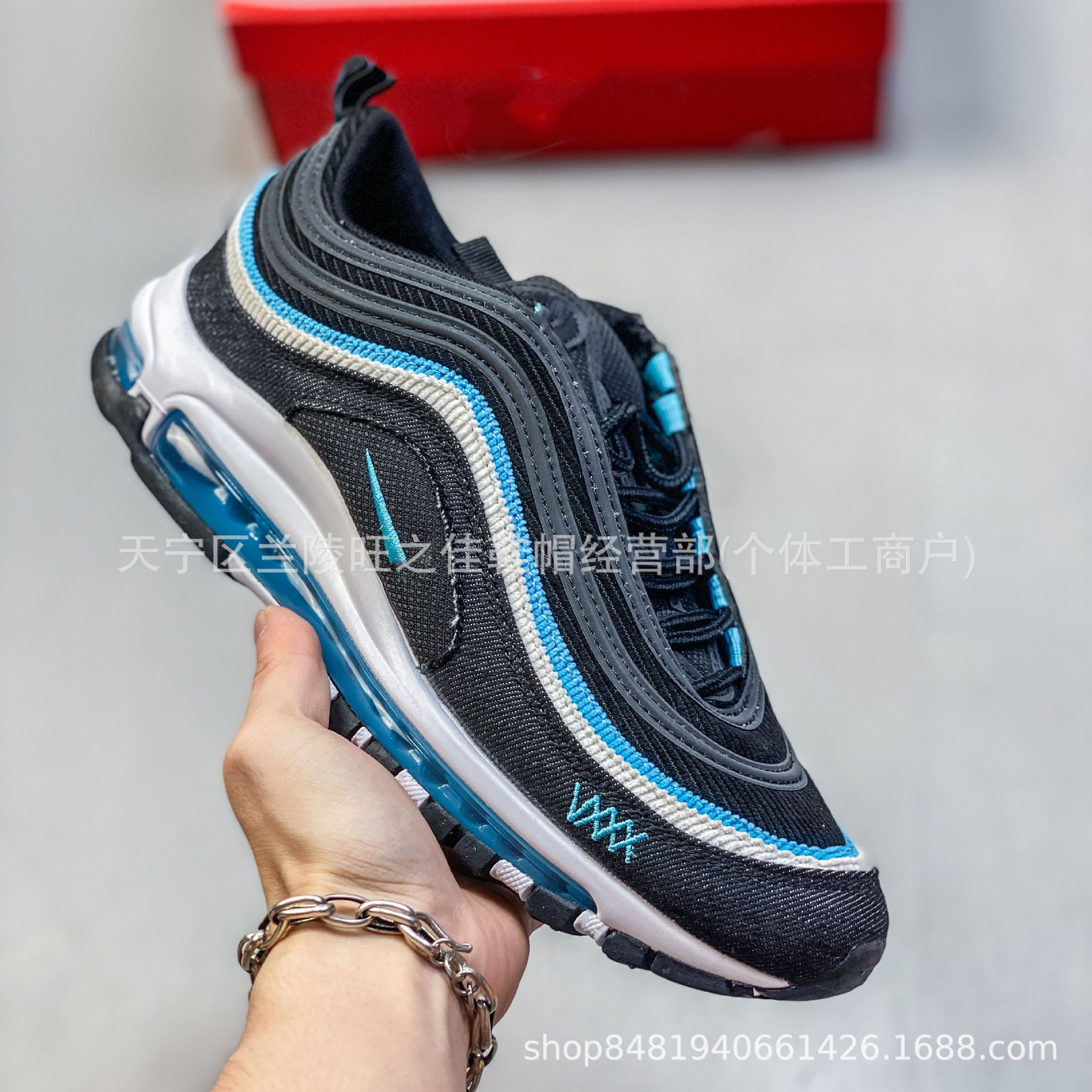 Putian zapatos transfronterizos al por mayor Air Max 97 pequeño gancho bala retro almohadilla de aire completo zapatillas deportivas casuales