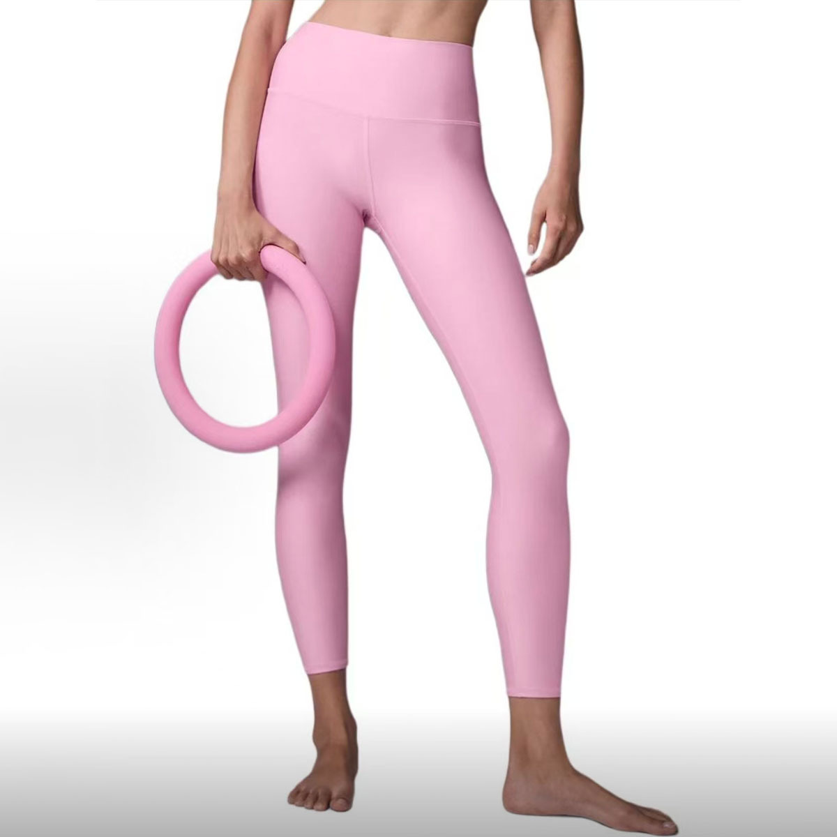 Pantalones de cintura alta, pantalones de entrenamiento elásticos apretados, leggings deportivas transfronterizas