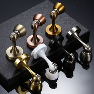 Zinc alloy door stopper anti-collision thickened strong magnetic bedroom/bathroom door stopper classic magnetic clip factory outlet