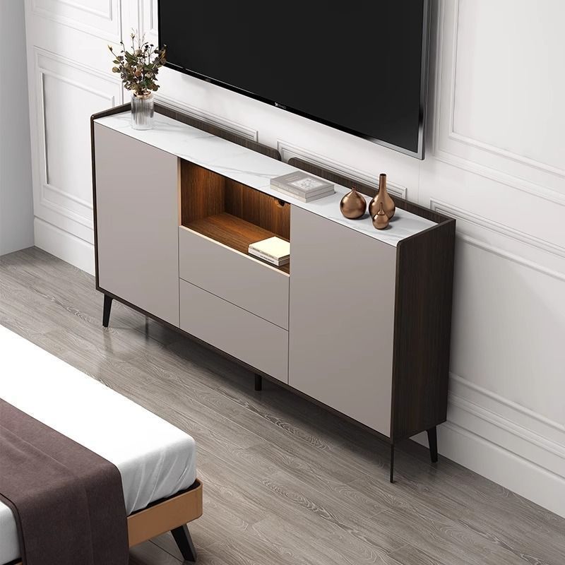 Bedroom Tv Cabinet Small Narrow Modern Simple Master Bedroom Light Luxury Small Apartment High Style Master Bedroom Room Storage Cabinet