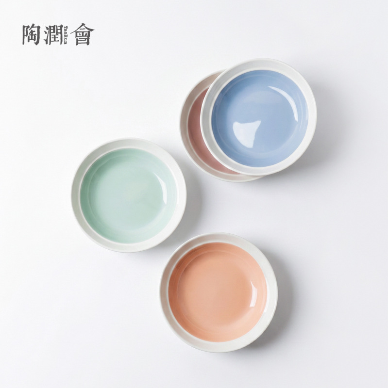 in stock wholesale Macron girls high value ceramic tableware high sense niche ins bowl ceramic 6 inch home