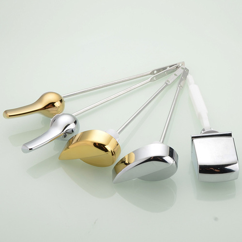 Old-fashioned side-press one-piece toilet tank accessories front wrench single-button toilet toilet flush switch