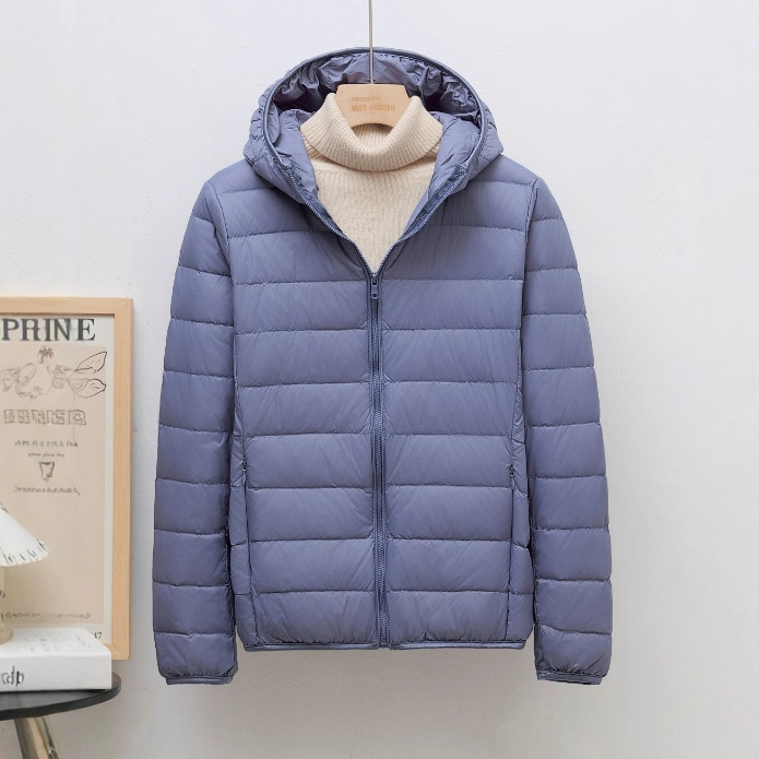 European down Jacket for Women 2024 New Short Style Light and Thick Warm Slim Korean Style White Duck down Fashion Jacket 2