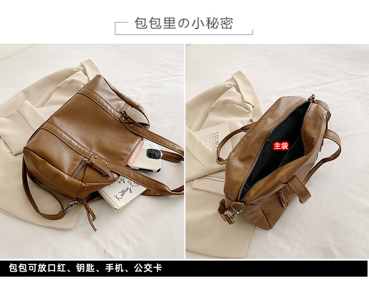 European and American cross-border fashion women's bag 2024 Spring new women's handbag, single-shoulder crossbody bag, simple tote bag Application Scenario