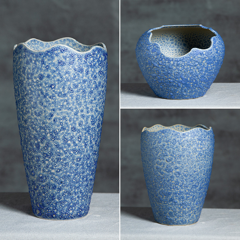 Jingdezhen Handcrafted Green Plant Pots, Large Ceramic Flower Pots for Display, Handmade Pottery with Free Shipping, Customizable for Homestays Jingdezhen Handcrafted Green Plant Pots, Large Ceramic Flower Pots for Display, Handmade Pottery with Free Shipping, Customizable for Homestays