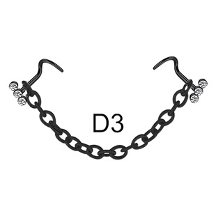 Stainless steel nose ring nose chain nose nail nose chain Amazon new nose chain puncture jewelry