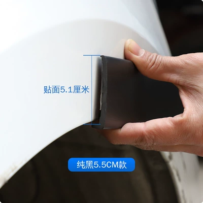 Wheel eyebrow — Wheel Arch Decorative Sticker Wholesale - flat-pure-black-55cm-model-15m-piece