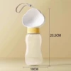White, big, 600 ml