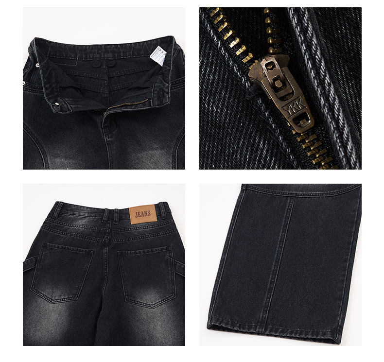Robuste Herren Jeans Aus Denim Für Motorrad Und Arbeit Baumwolle_voghion.com