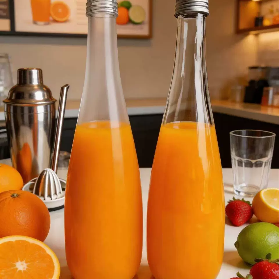 330ml500ml矿泉水瓶白酒瓶酵素红酒瓶果汁奶茶饮料透明酒玻璃空瓶