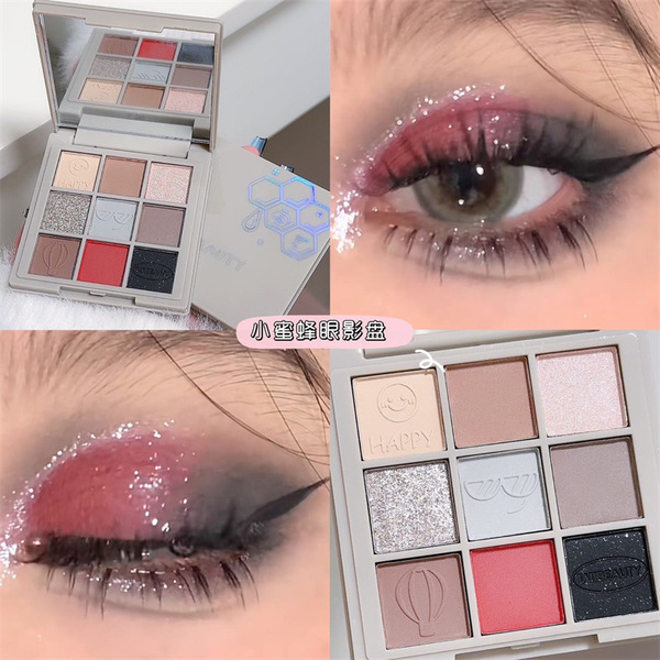 Tatibeauty European and American nine -color eye shadow palette…