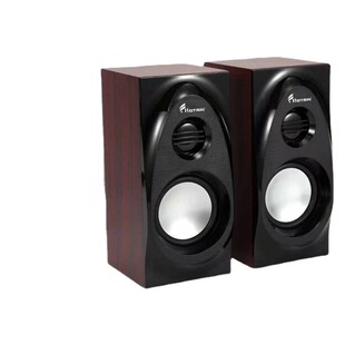 Computer small audio USB2.0 desktop notebook wooden speaker HT-A11 multimedia home small audio wholesale