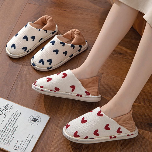 Maternity Shoes Summer Thin Model Postpartum 7-8 Months Spring and Autumn Cute Non-slip Breathable Indoor Home Cotton Slippers for Women