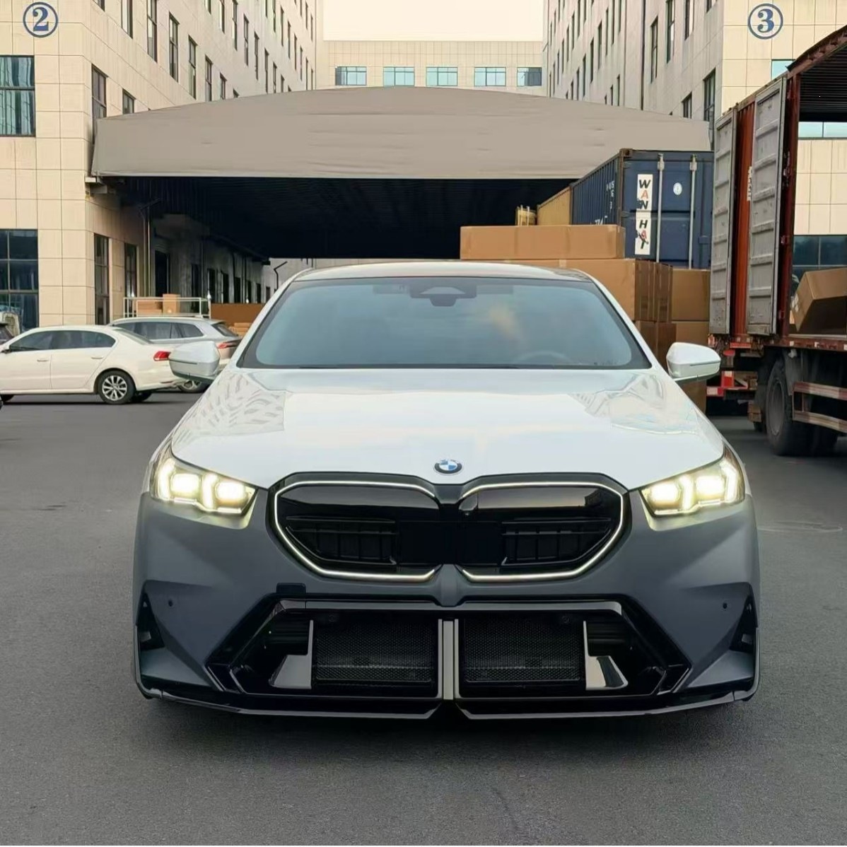 Suitable for Bmw 5 Series G60 G68 Modification and Upgrade to M5 G90 Large Body Kit Front and Rear Bumper Appearance Package