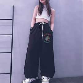 爵士舞服装夏款练功套装少儿hiphop街舞潮服表演秋女童穿搭潮牌