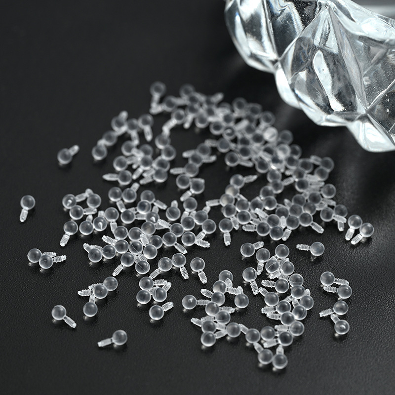 2mm round ball transparent-0.9 teeth