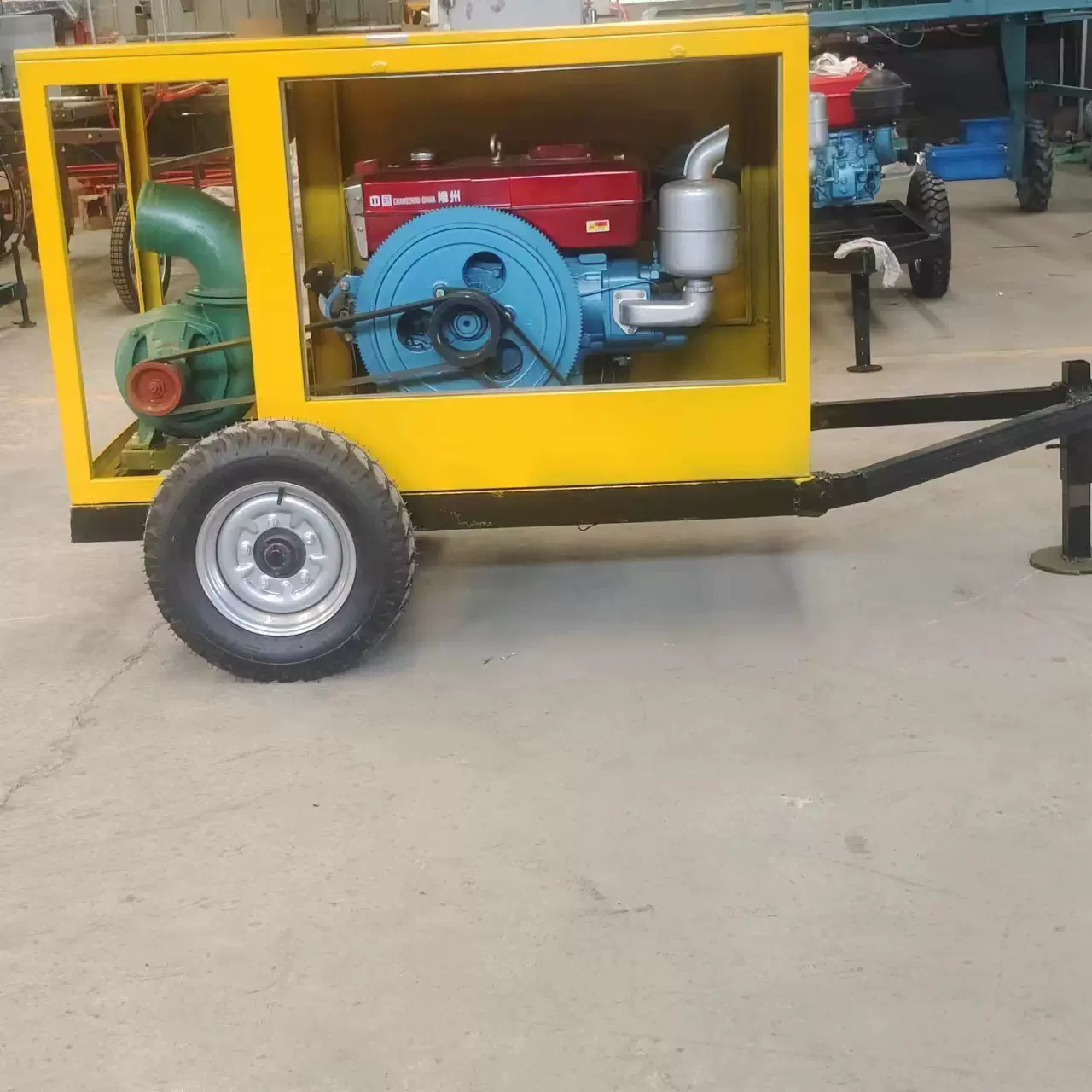 禹工  移动式车柴油防汛泄洪农用灌溉混流泵车抽水排污小型混流泵