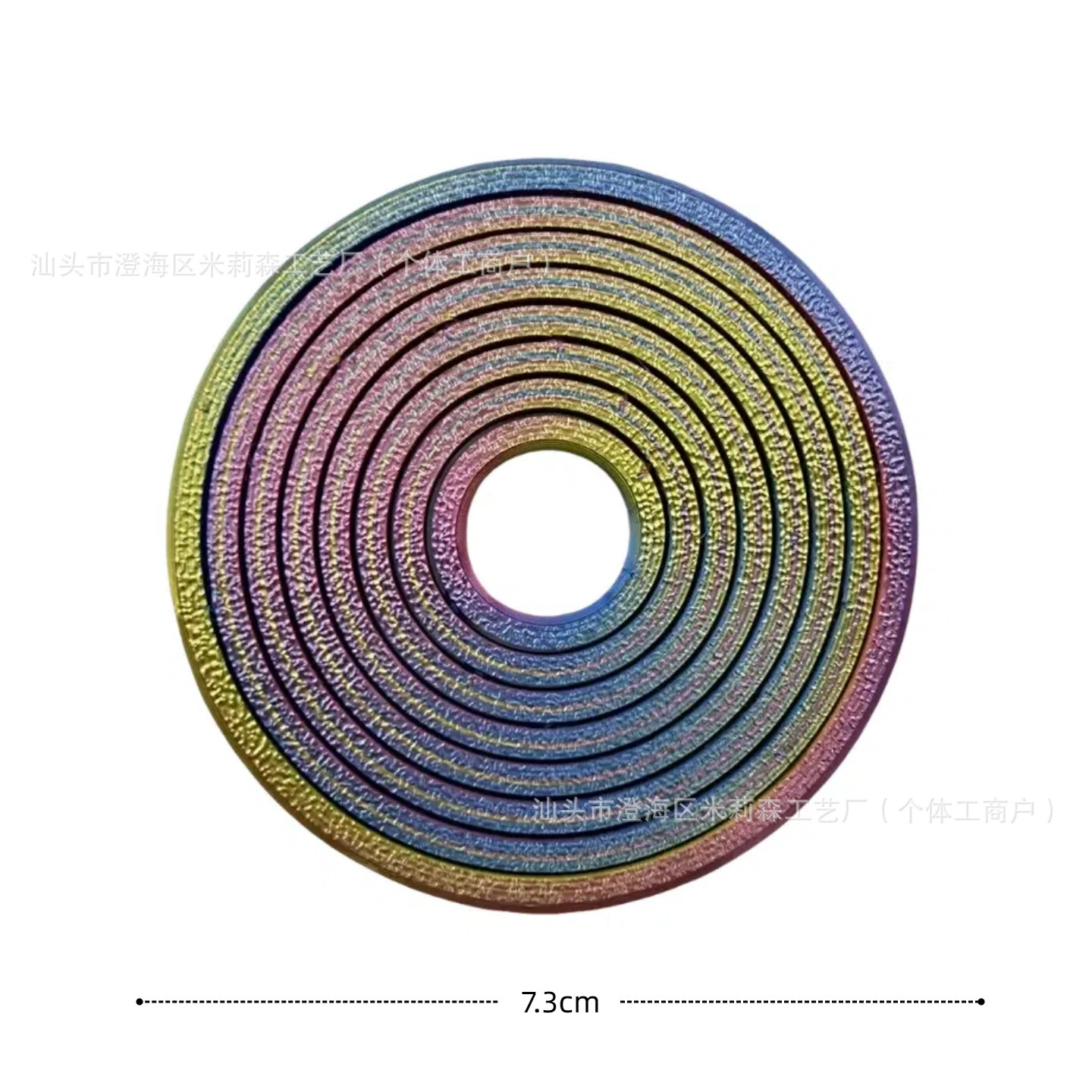 3D Printed Fidget Spinner Fidget Ring Toy for Adults Rotating Ring Decompression Toy Creative