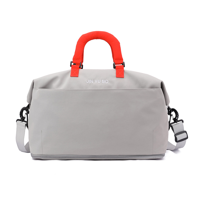 Nueva bolsa de viaje expandible, bolsa de viaje corto de gran capacidad para mujeres, bolsa de mano, bolsa de fitness ligera, separación seca y húmeda.