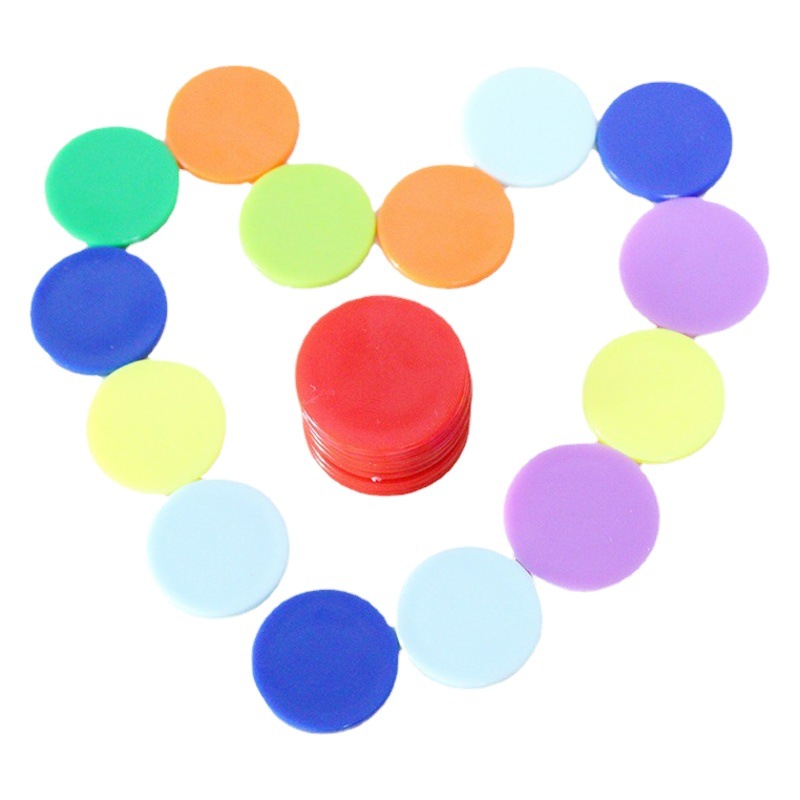 Euro Plastic Coin Advertising Coin Training Points Coin Round Chip Token Game Coin Learning Coin Chip