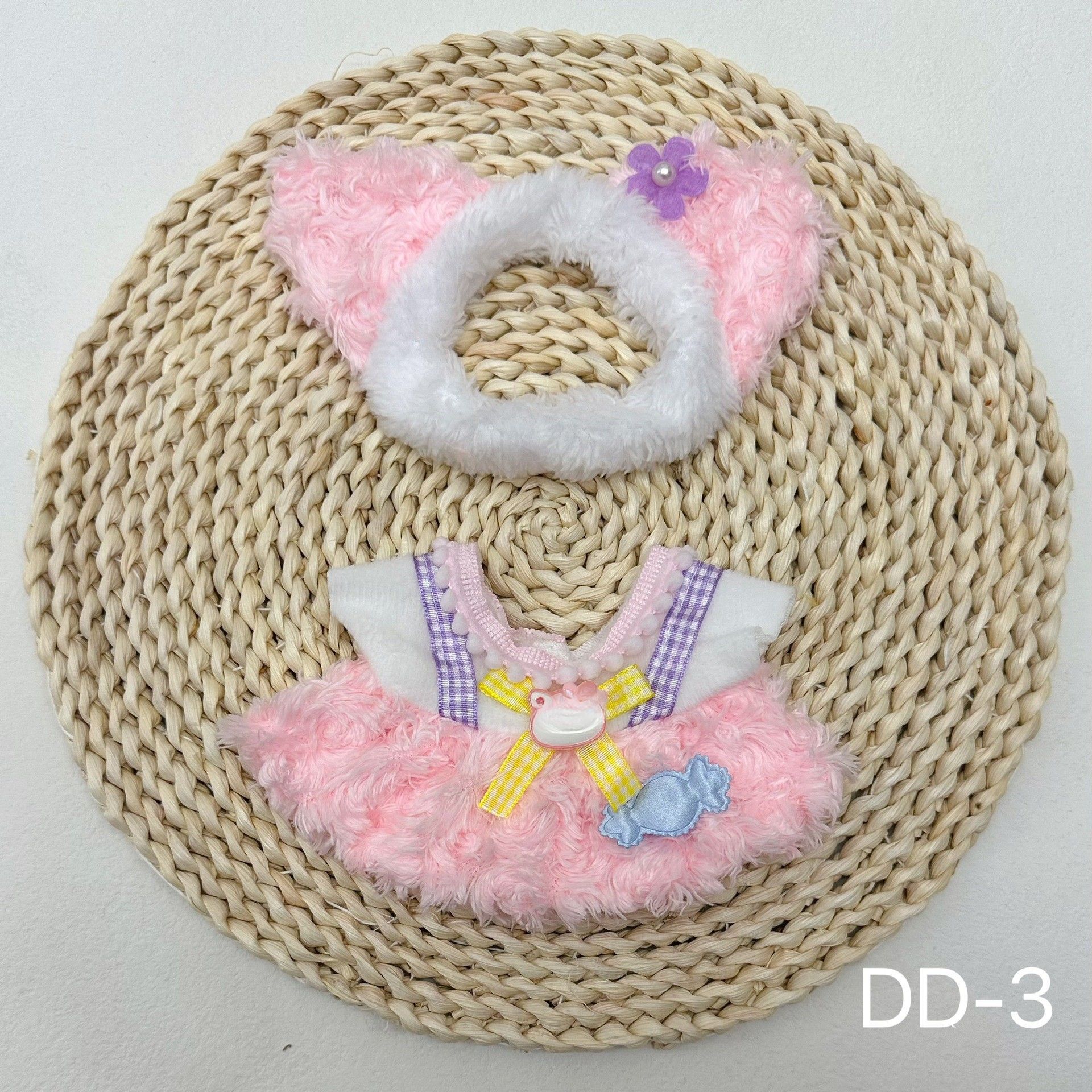 En stock 20cm muñeca de ropa de algodón cambio de ropa de muñeca de felpa falda traje Lolita al por mayor nuevo image 9