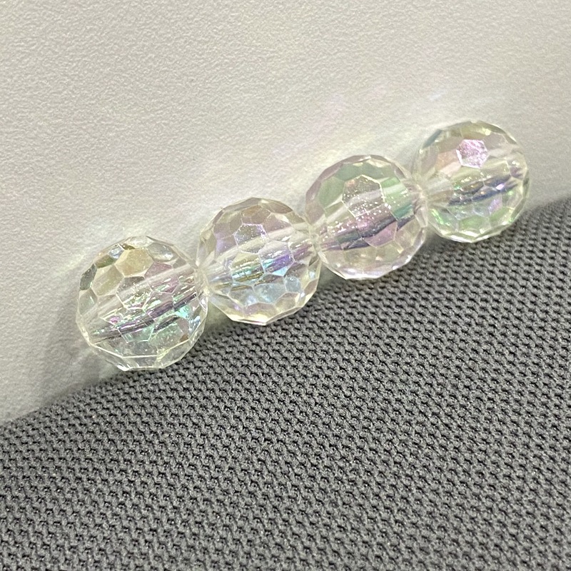 Corte de color sólido transparente, perlas de fútbol de fantasía, perlas de la tierra, bolas de luz de colores, bolas de bricolaje, bolsos diy, pulseras, accesorios para colgar coches image 31